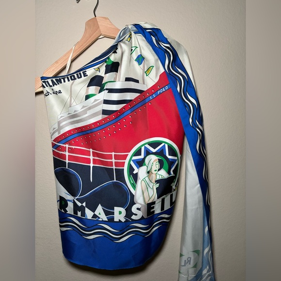 Ralph Lauren Size 6 Adreanna Crepe De Chine Top - Picture 3 of 12